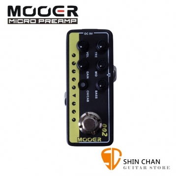 Mooer 002 UK Gold 900 迷你音箱前級模擬效果器【Micro Preamp】JCM900/jcm-900