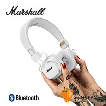 英國 Marshall Major II Bluetooth （白色）無線藍牙耳機/內建麥克風 公司貨 藍芽耳罩式耳機