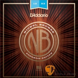 D'Addario NB1253 鎳銅民謠吉他弦 (12-53)【吉他弦專賣店/進口弦/NB-1253/DAddario】