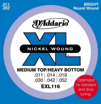 D'Addario EXL116 電吉他弦（11-52）【吉他弦專賣店/進口弦/EXL-116/DAddario】