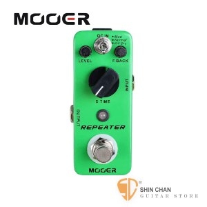 吉他效果器►Mooer Repeater 延遲/並聯迴路效果器【Digital Delay Pedal】【Micro系列RP】