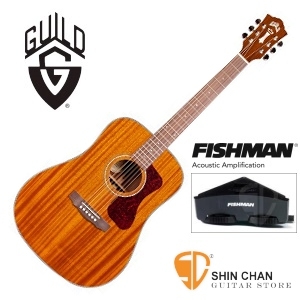Guild吉他> 美國經典品牌 Guild D-120E 可插電全單板吉他（標準D桶身）Fishman拾音器/附Guild原廠吉他袋/軟Case 總代理公司貨