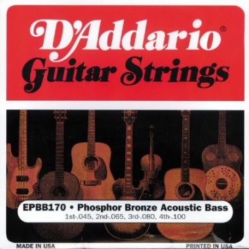 美國D'Addario EPBB170 木貝斯專用弦（45~100）【貝斯弦專賣店/進口貝斯弦/EPBB-170/DAddario】