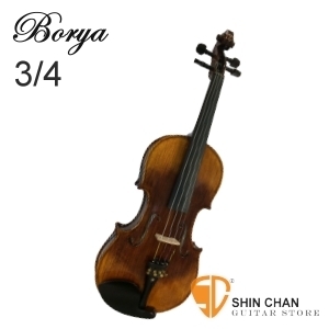 BROYA VS-103 3/4 Violin 手工小提琴 虎紋獨板/雙眼圓弓/黑檀木配件 附微調、松香、方盒【VS103】