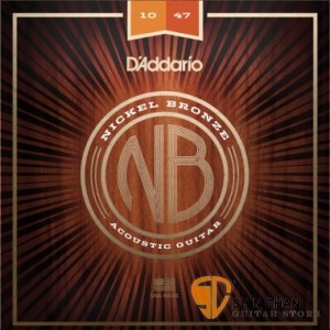 D'Addario NB1047 鎳銅民謠吉他弦 (10-47)【吉他弦專賣店/進口弦/NB-1047/DAddario】