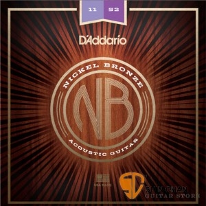 D'Addario NB1152 鎳銅民謠吉他弦 (11-52)【吉他弦專賣店/進口弦/NB-1152/DAddario】