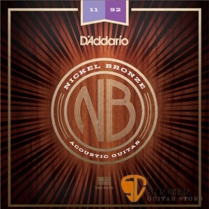 D'Addario NB1152 鎳銅民謠吉他弦 (11-52)【吉他弦專賣店/進口弦/NB-1152/DAddario】