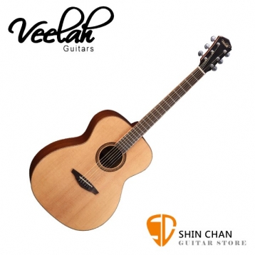 Veelah吉他 V3-OM 非洲黑桃木/OM桶身/面單板-附贈Veelah木吉他袋/V3專用（全配件）台灣公司貨