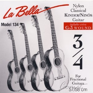 La Bella FG134 纏弦增強36吋古典吉他專用弦【古典弦專賣店/尼龍弦/FG-134】