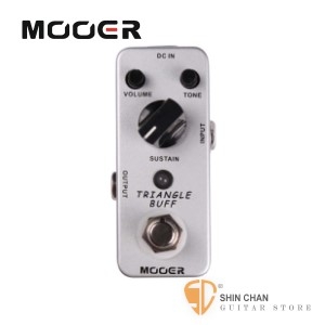 Mooer Triangle Buff 破音Fuzz效果器【Fuzz Pedal】【Micro系列TB】