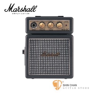 英國品牌 Marshall MS-2C / ms2c 迷你電吉他音箱【MS2C/攜帶式音箱】吉他音箱 / 電池 / 裝飾 mini 音箱 