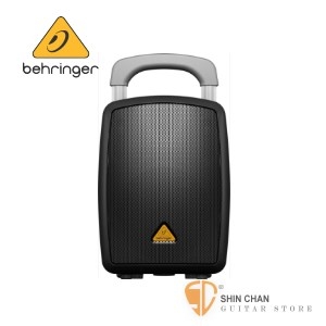 Behringer MPA40BT-PRO 街頭藝人專用 攜帶型個人PA喇叭(40瓦)【支援藍芽音樂撥放/可充電電力可維持最高12小時/支援無線麥克風/附輪子和伸縮手提把】