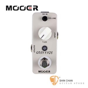 吉他效果器&#9658;Mooer Grey Faze 經典法茲效果器【Fuzz Pedal】【Micro系列GF】