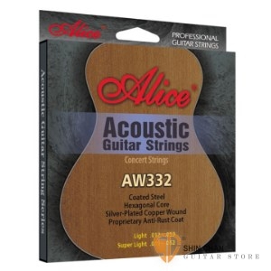 Alice AW332L 進口鍍銀銅纏弦 民謠吉他弦 (12-53)【Alice吉他弦專賣店/進口吉他弦】