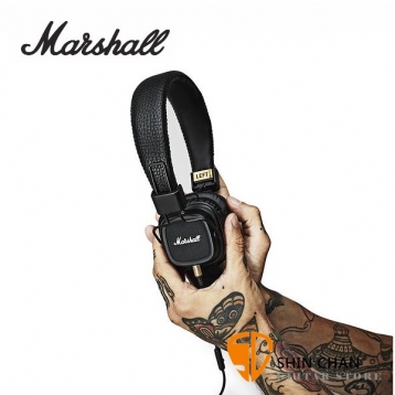 直購直殺↘ 英國 Marshall Major II （經典黑）有線耳機/內建麥克風/公司貨 耳罩式耳機