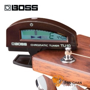 BOSS TU-10 夾式冷光調音器（耐用機身）金屬棕【TU10】 吉他調音器/烏克麗麗調音器/貝斯調音器/全自動調音器 適所有樂器使用