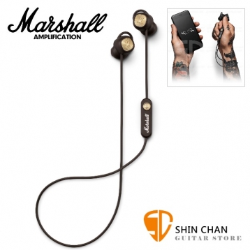 Marshall Minor II Bluetooth 無線 藍牙耳機 耳塞式耳機 minor ii 藍芽 APTX 內建麥克風 支援通話 台灣公司貨保固 / 棕色咖啡