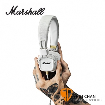 直購直殺↘ 英國 Marshall Major II （白）有線耳機/內建麥克風/公司貨 耳罩式耳機