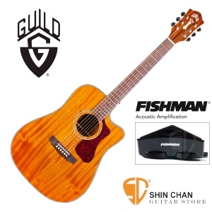 Guild吉他> 美國經典品牌 Guild D-120CE 可插電切角全單板吉他（標準D桶身）Fishman拾音器/附Guild原廠吉他袋/軟Case 總代理公司貨