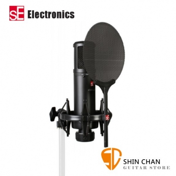 sE Electronics 英國 sE2200a II C 電容式錄音室麥克風組 心形指向 內附 噴麥罩/防震架