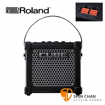 Roland 樂蘭 MICRO CUBE GX 3瓦電吉他音箱 攜帶方便/可用電池/附變壓器 原廠公司貨一年保固