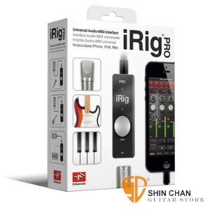 irig台灣 | iRig PRO（原廠公司貨-義大利製） iPhone/iPad/iPad mini/MAC 音訊/MIDI/麥克風三合一介面