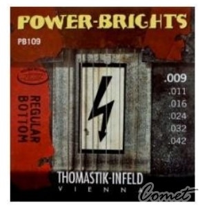 Thomastik Infeld奧地利手工電吉他弦 (Power Brights PB系列: PB109（0.09-0.42）電吉他弦【進口弦專賣店/PB-109/手工弦】