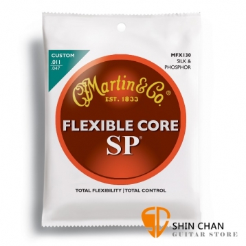Martin FX130 (0.11-0.47) Flexible Core民謠吉他弦/木吉他弦 (MFX-130)