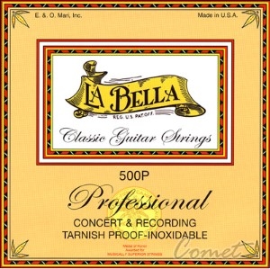 La Bella 500P 高張力-專業演奏級古典吉他弦【La Bella古典弦專賣店/尼龍弦/500-P】