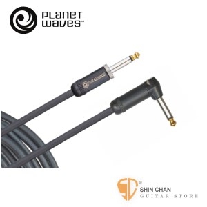 Planet Waves PW-AMSGRA-20 美製吉他導線 20呎(一直頭一L頭)【電木吉他/電吉他/電貝斯/所有樂器皆適用】