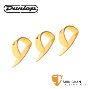 Dunlop 金黃色拇指套 PICK 彈片（一組三個）ULTEX GOLD T/PK【9072R/9073R】
