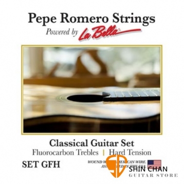 Pepe Romero Strings 高張力 碳纖維 古典吉他弦/古典弦 型號: SET GFH 【La Bella】