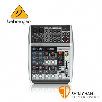 Behringer 耳朵牌 XENYX QX1002USB 10軌混音器 內建效果器 USB介面