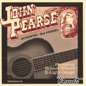 John Pearse 500XL 磷青銅弦 Phosphor Bronze Extra Light Strings (10-47)【進口弦專賣店/木吉他弦/500-XL】
