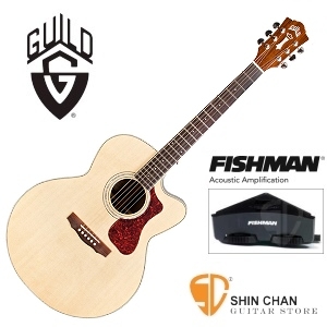 Guild吉他> 美國經典品牌 Guild F-150CE 可插電切角全單板吉他/Jumbo琴身/Fishman拾音器（雲杉面板/印度玫瑰木側背板）附Guild原廠吉他袋/軟硬盒