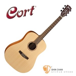 Cort吉他&#9658;Cort EARTH-GRAND 單板民謠吉他【Cort品牌/木吉他/EARTH GRAND】
