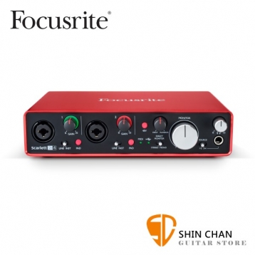 Focusrite Scarlett 2i4 2nd  新版二代 錄音介面 / 錄音卡 USB 2.0（總代理/公司貨）保固二年