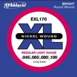 美國D'Addario EXL170 貝斯弦（45~100）【DAddario/進口貝斯弦/EXL-170/DAddario】