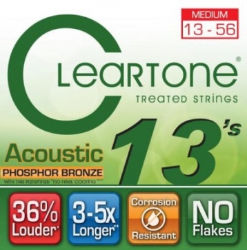CLeaRTone（0.13-0.56）頂級民謠弦(磷青銅)【CleaR Tone吉他弦專賣店/進口弦/7413】