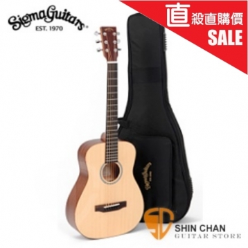 (SC特賣)Sigma 吉他> Sigma木吉他 TM-12 小吉他/旅行吉他 34吋（TM12雲杉面單/附 Sigma吉他袋