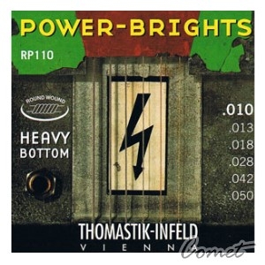 Thomastik Infeld奧地利手工電吉他弦 (Power-Bright Heavy系列: RP110 (10-50)電吉他弦【進口弦專賣店/RP-110/手工弦】