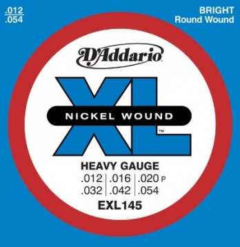 D'Addario EXL145 電吉他弦（12-54）【DAddario】