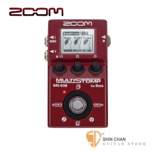 貝斯效果器&#9658;ZOOM MS-60B 貝斯單顆型綜合效果器【MS60B】