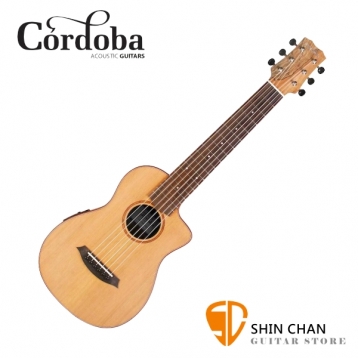 Cordoba 美國品牌 SM-CE 30吋 可插電 單板 古典旅行吉他 附琴袋 擦琴布