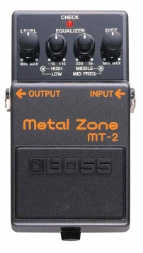 BOSS MT-2 破音效果器 【Metal Zone /金屬破音/MT2/電吉他單顆效果器/五年保固】