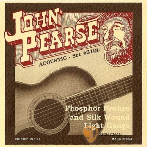 John Pearse 510L 磷青銅弦 Phosphor Bronze Light Strings (11-49)【John Pearse進口弦專賣店/木吉他弦/510-L】