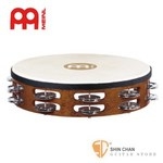 德國品牌 MEINL TAH2AB 10吋木製鈴鼓 (材質：羊皮鋼鈴)【TRADITIONAL GOAT-SKIN WOOD TAMBOURINES, STEEL JINGLES】