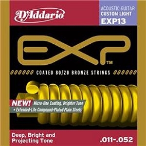 D'addario EXP13黃銅包覆民謠弦 (11-52)【DAddario/進口弦/EXP-13】