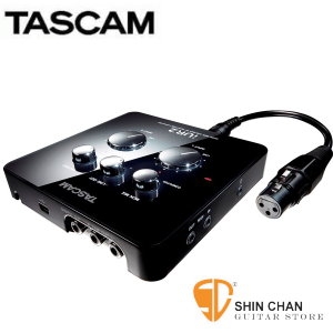 TASCAM iUR2 USB2.0 錄音界面 Audio/MIDI （最新iphone/ipad/mac/pc電腦皆可用）加贈原廠Lightning 對 30 針轉接器