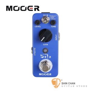 吉他效果器&#9658;Mooer Solo 高增益失真效果器【Distortion Pedal】【Micro系列SO】